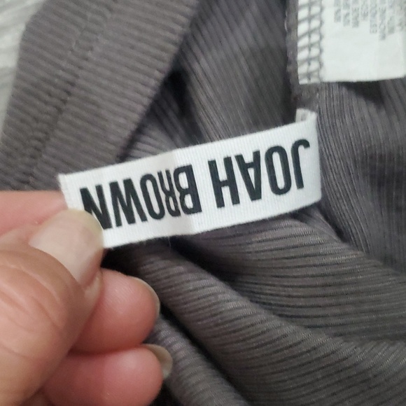 -Joah Brown Single strap grey crop tank size xs/s in great condition. - Picture 5 of 6